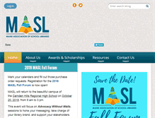 Tablet Screenshot of maslibraries.org